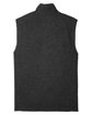 North End Men's Aura Sweater Fleece Vest BLACK/ BLACK FlatBack