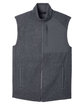 North End Men's Aura Sweater Fleece Vest CARBON/ CARBON FlatFront