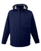 North End Men's City Hybrid Soft Shell Hooded Jacket CLASSIC NAVY OFFront