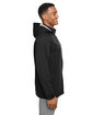 North End Men's City Hybrid Soft Shell Hooded Jacket BLACK ModelSide