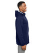North End Men's City Hybrid Soft Shell Hooded Jacket CLASSIC NAVY ModelSide