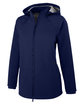 North End Ladies' City Hybrid Soft Shell Hooded Jacket CLASSIC NAVY OFQrt