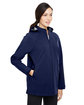 North End Ladies' City Hybrid Soft Shell Hooded Jacket CLASSIC NAVY ModelQrt