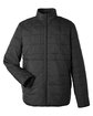 North End Unisex Aura Fleece-Lined Jacket BLACK OFFront