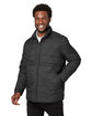 North End Unisex Aura Fleece-Lined Jacket BLACK ModelQrt