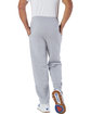 Champion Adult Powerblend® Open-Bottom Fleece Pant with Pockets LIGHT STEEL ModelBack
