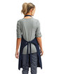 Artisan Collection by Reprime Unisex 'Colours' Recycled Bib Apron NAVY ModelBack
