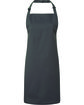 Artisan Collection by Reprime "Colours" Sustainable Bib Apron DARK GREY OFFront