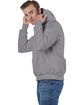 Champion Reverse Weave® Pullover Hooded Sweatshirt STONE GRAY ModelSide