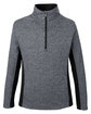 Spyder Men's Constant Half-Zip Sweater BLACK HTHR/ BLK FlatFront