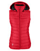 Spyder Ladies' Supreme Puffer Vest RED OFFront