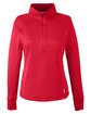 Spyder Ladies' Freestyle Half-Zip  Pullover RED OFFront