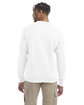 Champion Adult Powerblend® Crewneck Sweatshirt WHITE ModelBack