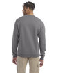 Champion Adult Powerblend® Crewneck Sweatshirt STONE GRAY ModelBack