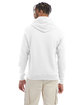 Champion Adult Powerblend® Pullover Hooded Sweatshirt WHITE ModelBack