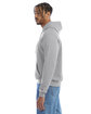 Champion Adult Powerblend® Pullover Hooded Sweatshirt LIGHT STEEL ModelSide