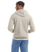 Champion Adult Powerblend® Full-Zip Hooded Sweatshirt SAND ModelBack
