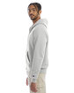 Champion Adult Powerblend Full-Zip Hooded Sweatshirt SILVER GREY ModelSide