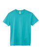 Fruit of the Loom Adult Sofspun® Jersey Crew T-Shirt SCUBA BLUE OFFront