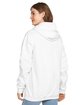 Gildan Adult Softstyle® Fleece Pullover Hooded Sweatshirt WHITE ModelBack