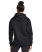 Gildan Adult Softstyle® Fleece Pullover Hooded Sweatshirt BLACK ModelBack