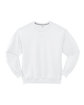 Fruit of the Loom Adult SofSpun® Crewneck Sweatshirt WHITE OFFront