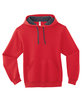 Fruit of the Loom Adult SofSpun Hooded Sweatshirt FIERY RED OFFront