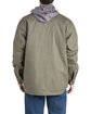Berne Men's Throttle Hooded Shirt Jacket SAGE ModelBack