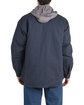Berne Men's Throttle Hooded Shirt Jacket NAVY ModelBack