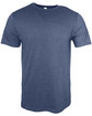 Threadfast Epic Unisex CVC T-Shirt HEATHER NAVY OFFront