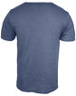 Threadfast Epic Unisex CVC T-Shirt HEATHER NAVY OFBack
