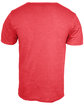 Threadfast Epic Unisex CVC T-Shirt HEATHER RED OFBack