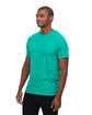 Threadfast Epic Unisex CVC T-Shirt HEATHER TEAL ModelQrt