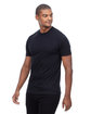 Threadfast Epic Unisex CVC T-Shirt SOLID BLACK ModelQrt