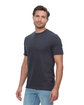 Threadfast Epic Unisex CVC T-Shirt HEATHER BLACK ModelQrt