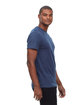 Threadfast Epic Unisex CVC T-Shirt HEATHER NAVY ModelSide