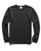 Champion Unisex Heritage Long-Sleeve T-Shirt BLACK FlatFront