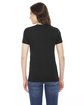 American Apparel Ladies' Triblend Short-Sleeve Track T-Shirt  ModelBack