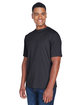 Team 365 Men's Sonic Heather Performance T-Shirt BLACK HEATHER ModelQrt
