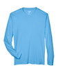 Team 365 Men's Zone Performance Long-Sleeve T-Shirt SPORT LIGHT BLUE FlatFront
