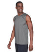 Team 365 Men's Zone Performance Muscle T-Shirt SPORT GRAPHITE ModelQrt