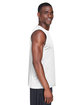 Team 365 Men's Zone Performance Muscle T-Shirt WHITE ModelSide