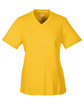 Team 365 Ladies' Zone Performance T-Shirt SP ATHLETIC GOLD OFFront
