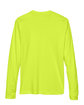 Team 365 Ladies' Zone Performance Long-Sleeve T-Shirt SAFETY YELLOW FlatBack