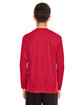 Team 365 Youth Zone Performance Long-Sleeve T-Shirt SPORT RED ModelBack