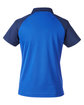 Team 365 Ladies' Command Snag-Protection Colorblock Polo SP ROYL/ S DK NV OFBack