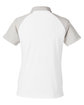 Team 365 Ladies' Command Snag-Protection Colorblock Polo WHITE/ SP SILVER OFBack