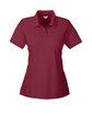 Team 365 Ladies' Command Snag Protection Polo SPORT MAROON OFFront