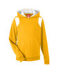 Team 365 Youth Elite Performance Hoodie SP ATH GOLD/ WHT OFFront