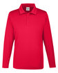 Team 365 Men's Zone Performance Long Sleeve Polo SPORT RED OFFront